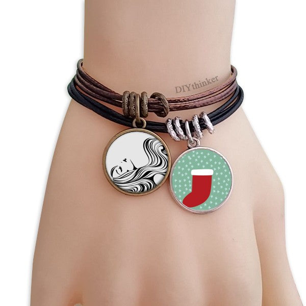 mas Stock Bracelet Leather Rope